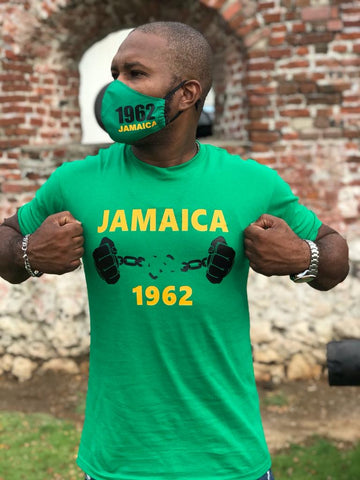 Our FREEDOM top exhibits the year Jamaica was freed from all colonial ties and gained independence in 1962. 🇯🇲 